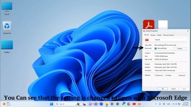 How To Always Open PDF Files With Adobe Acrobat Reader DC Instead Of Microsoft Edge Web Browser смотреть онлайн