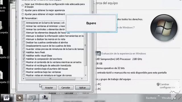 Activar y Desactivar Aero ""Windows7"" смотреть онлайн