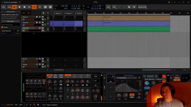 Nightflight mit Odo Sendaidokai und Bitwig Studio смотреть онлайн