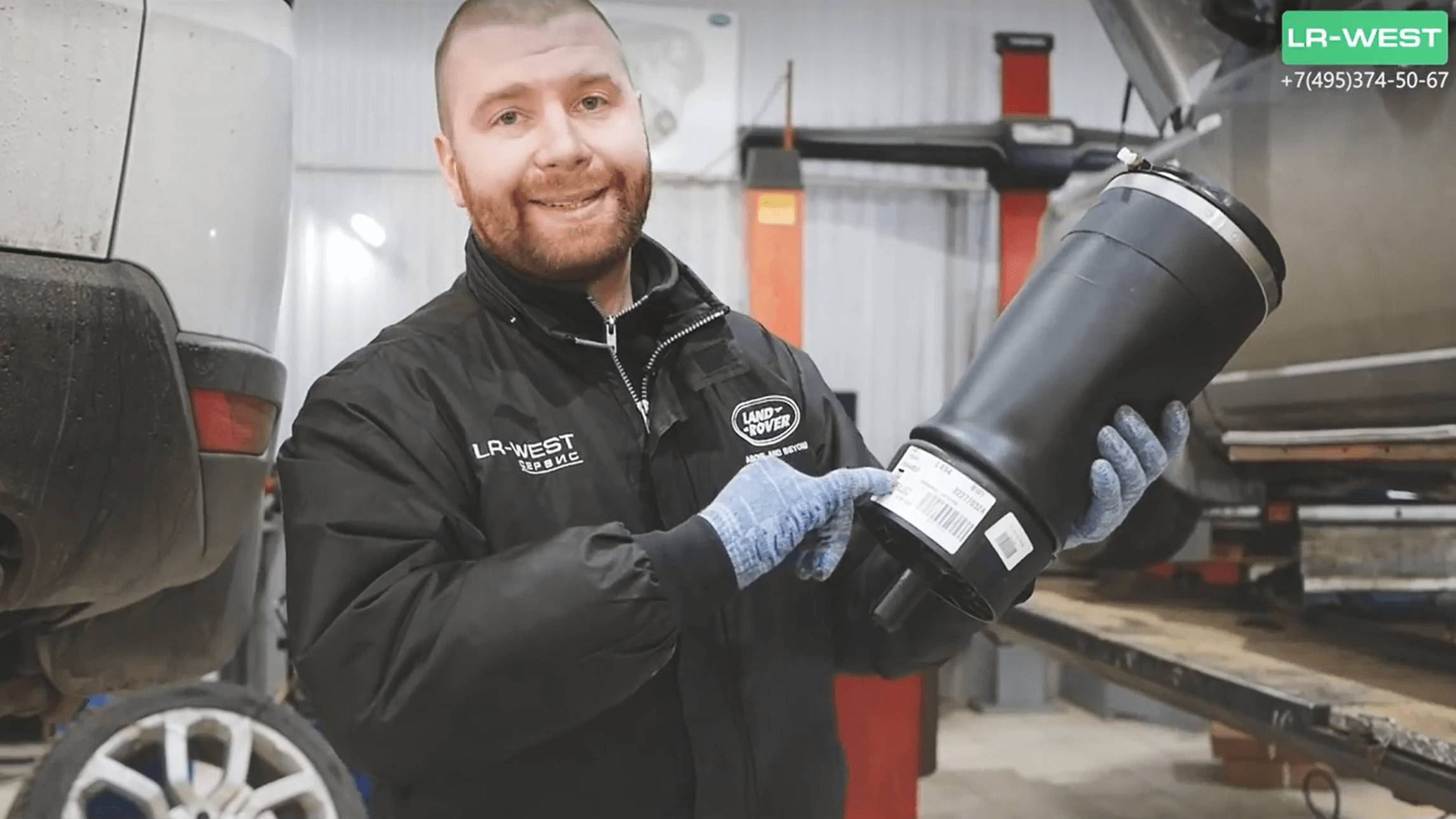 Обзор пневмоподвески Рендж Ровер Спорт. Замена пневмобаллона. смотреть онлайн