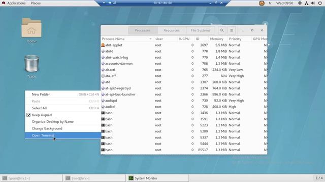157- RHCSA Linux : Module 4 : Introducing the BASH Shell |Monitoring Processes Gui смотреть онлайн