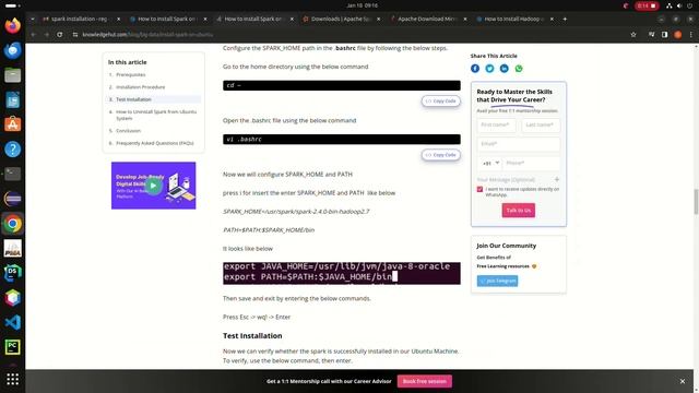 spark installation on ubuntu 23.10 version смотреть онлайн
