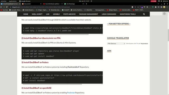 Tutorial menginstall APK DeadBeef pada linux ubuntu смотреть онлайн