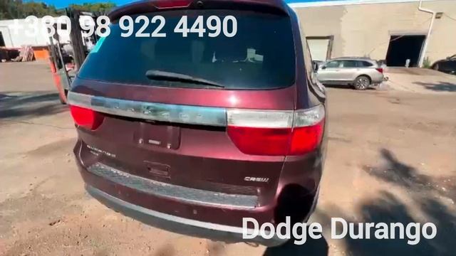 Разборка DODGE DURANGO запчасти шрот из США смотреть онлайн
