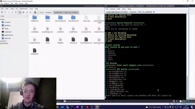 Biodiversity Log - Linux Based Software Tool JG 12430732 смотреть онлайн