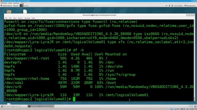 Linux logical volume management Part3 смотреть онлайн