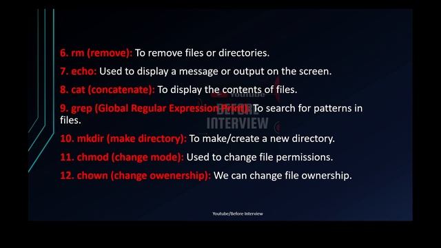 Explain: Most commonly used UNIX commands #interview #unix #freshers #linuxinterview #unixcommands смотреть онлайн