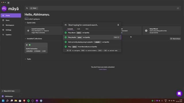 Installing Spotify Command Bar actions using Maya смотреть онлайн