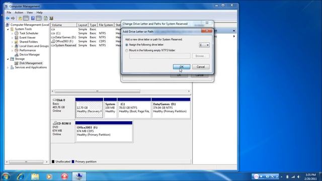 Add or Change a Drive Letter in Windows 7 смотреть онлайн