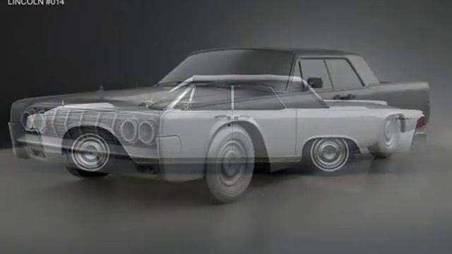 3D Model Lincoln Continental Convertible 1964 3D Model At 3DExport.com