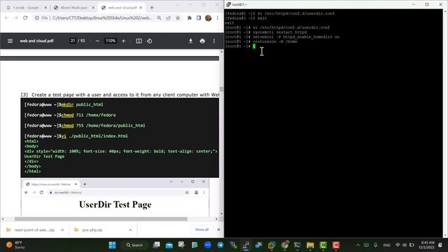 រៀន liNUX ភាសារខ្មែ ENABLE USER DIR សំរាប់ HOSTING WEBSITE #webserver #linux #hosting смотреть онлайн