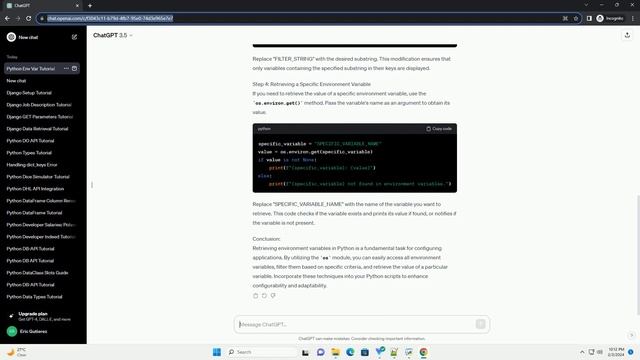 python get all environment variables смотреть онлайн