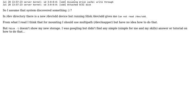 DevOps & SysAdmins: Mounting LUN from EMC VNX5300 via FC on Centos 6 (2 Solutions!!) смотреть онлайн