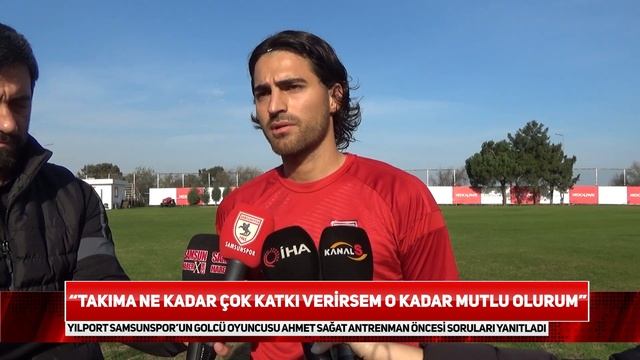Yılport Samsunspor'un forvet oyuncusu Ahmet Sağat: "Önümüze bakacağız" смотреть онлайн
