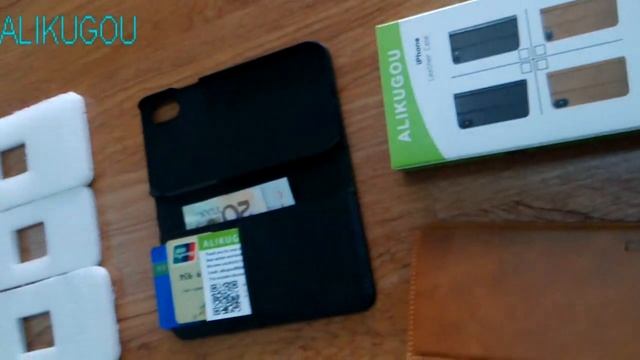 ALIKUGOU Apple iPhone X Leather Wallet Case смотреть онлайн