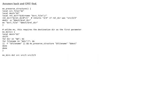 Unix & Linux: Selective recursive move? (3 Solutions!!) смотреть онлайн