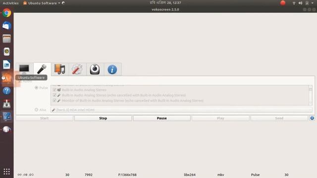 Install Vokoscreen and configure Audio record without Noise in Ubuntu 18.04 смотреть онлайн