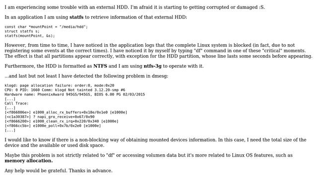 Unix & Linux: Linux blocked on df смотреть онлайн