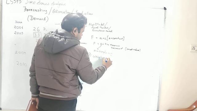 CS575 Time Series Analysis Module 03 Basics Lec 02 Constant Flat Model, Trend смотреть онлайн