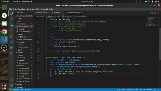 NodeJS Library Management System - #14 Create Purchase Book Controller and Services #nodejs #lms смотреть онлайн