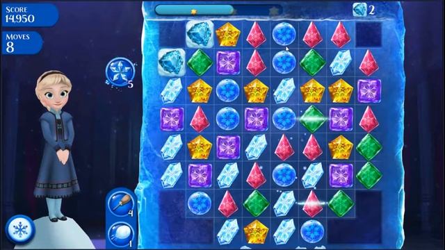 Frozen Free Fall Level 16 - NO BOOSTERS ❄️ | SKILLGAMING ✔️ смотреть онлайн