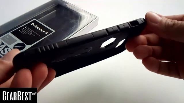 case NILLKIN Defender - 4 BLACK for iPhone 7 Unpacking GearBest.com смотреть онлайн