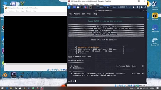 Hacking Virtual Kali Linux | Project UTS KJK Metasploit смотреть онлайн
