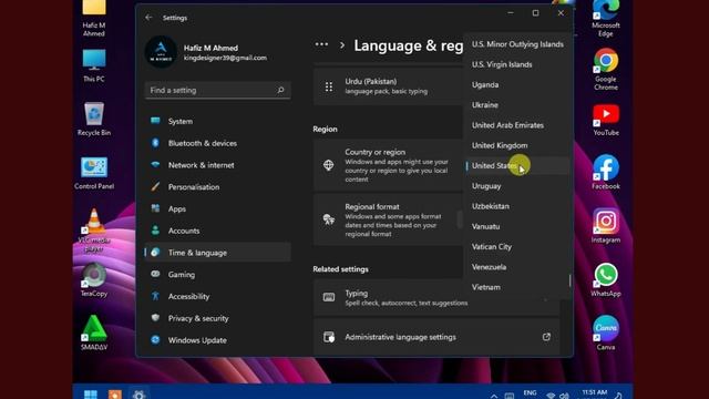 How To Change Region In Windows 11 | change region or time zone in windows 11 смотреть онлайн