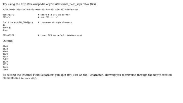 How do I split a string against a character in BASH? (5 Solutions!!) смотреть онлайн
