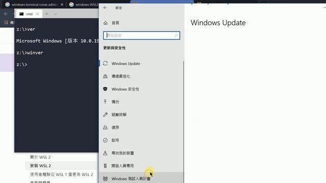[WSL#1] Win 10 WSL 2(Windows Subsystem for Linux)安裝；最低組建18917 смотреть онлайн