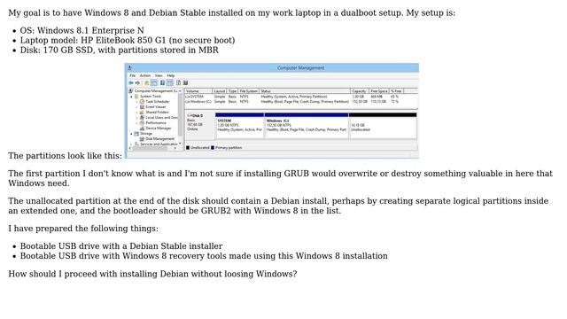How to dualboot Windows 8 and Linux on HP laptop? (2 Solutions!!) смотреть онлайн