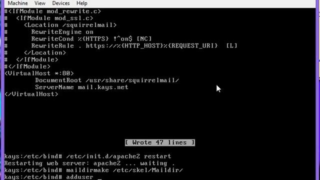 INSTALASI DAN KONFIGURASI DNS SERVER, MAIL SERVER DAN WEB SERVER DI DEBIAN PADA VIRTUALBOX смотреть онлайн