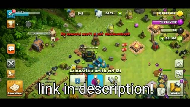 HACKED COC (on a private server) free NO COST LINK IN DESCRIPTION смотреть онлайн
