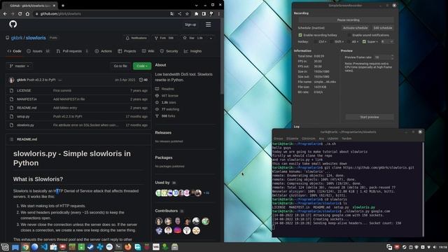 Slowloris quick tutorial смотреть онлайн