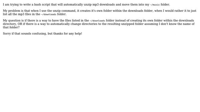Ubuntu: How to unzip files into the current directory? смотреть онлайн