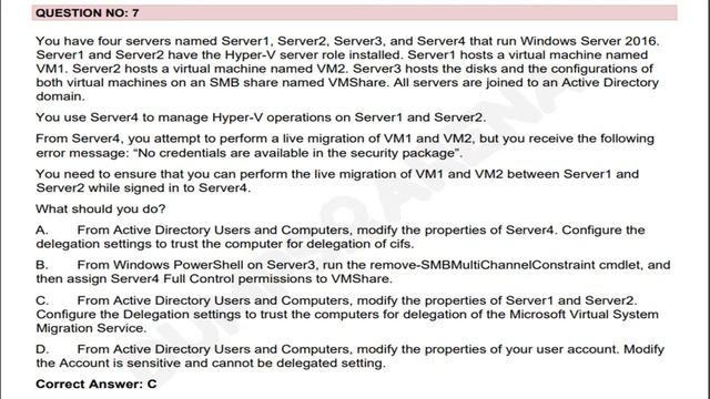 70-740 - Installation, Storage, and Compute with Windows Server 2016 Demo смотреть онлайн