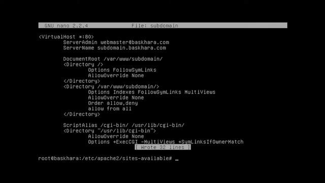 Konfigurasi Subdomain - Debian смотреть онлайн