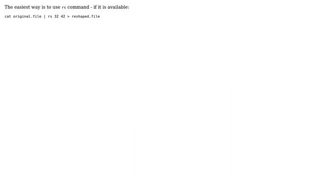 Unix & Linux: Cut and transpose some lines of a file (5 Solutions!!) смотреть онлайн