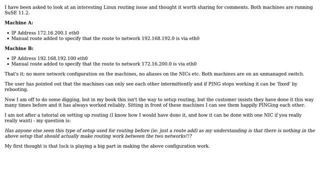 DevOps & SysAdmins: Linux routing configuration смотреть онлайн