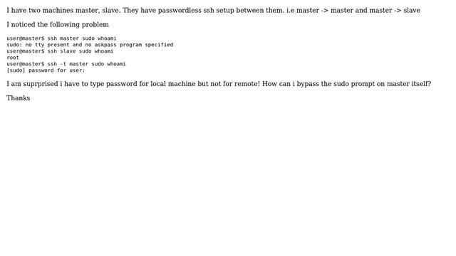 ssh sudo command to local machine смотреть онлайн