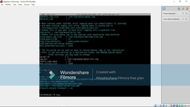 KONFIGURASI DATABASE SERVER DI LINUX DEBIAN 11 | VirtualBox смотреть онлайн