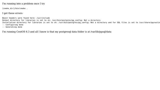 GIS: How to install pgrouting from source on CentOS 6.3? (2 Solutions!!) смотреть онлайн