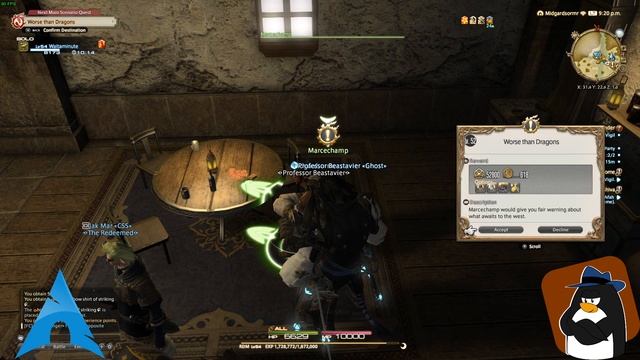 ffxiv on linux Heavensward msq (lvl51+) redmage смотреть онлайн
