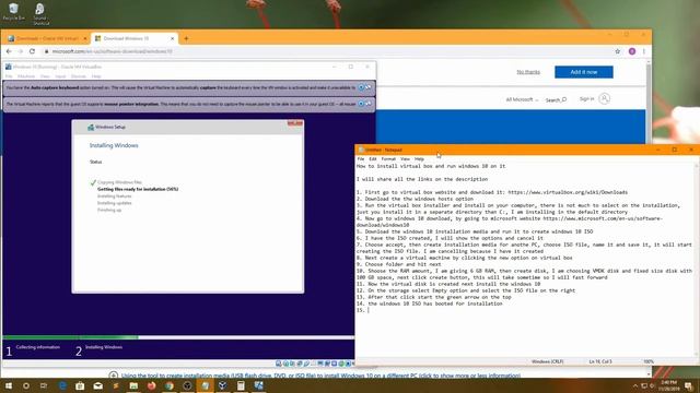 How to install Virtual Box and install Windows 10 2019 смотреть онлайн