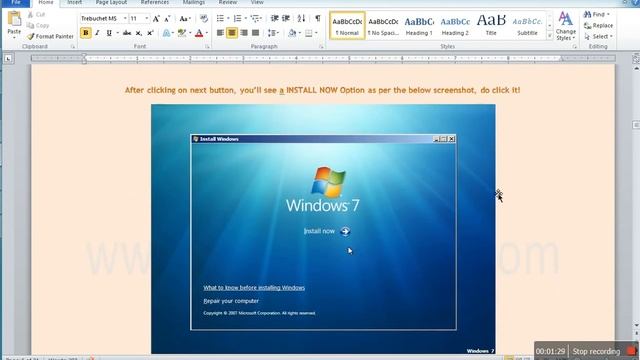 How To Install Windows 7 Step by Step Procedure | Freshers Spot смотреть онлайн