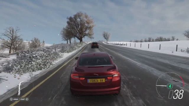 Driving A 2015 Jaguar XFR-S  (Forza Horizon 4)