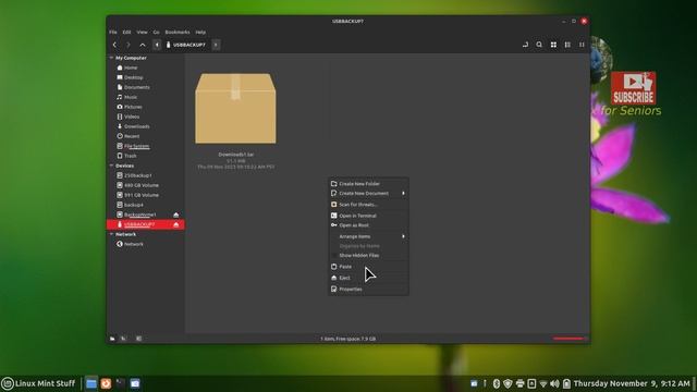 Linux Mint 21.2 - Cinnamon - Archiving & Compression. смотреть онлайн