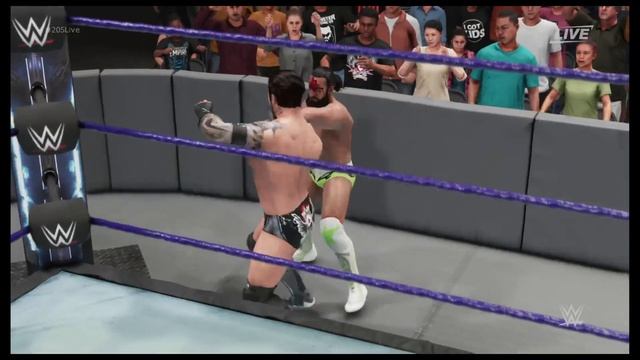 WWE2k19 Rebellion Wrestling: James Mac kills 205 Live смотреть онлайн