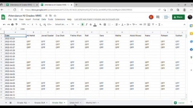 Google sheets for attendance; Windows ver. смотреть онлайн