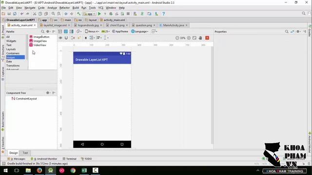 Lập trình Android A-Z - Bài 54: Drawable Layer-list смотреть онлайн